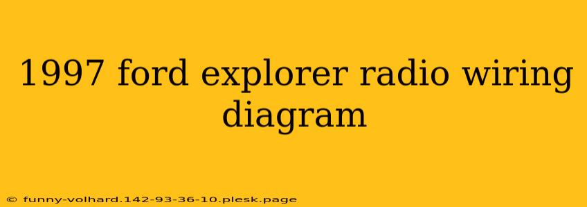 1997 ford explorer radio wiring diagram