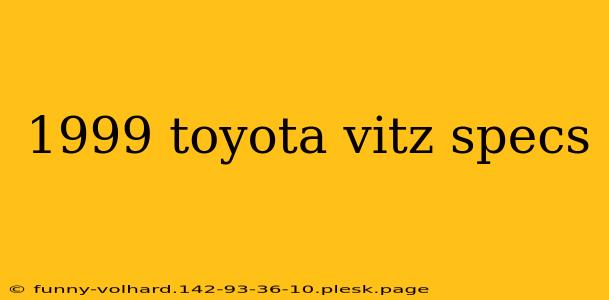 1999 toyota vitz specs