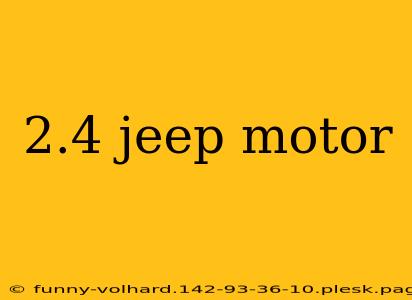 2.4 jeep motor