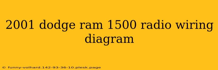 2001 dodge ram 1500 radio wiring diagram