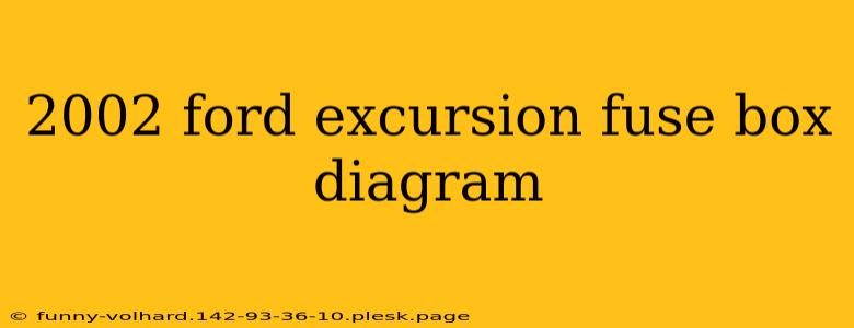 2002 ford excursion fuse box diagram