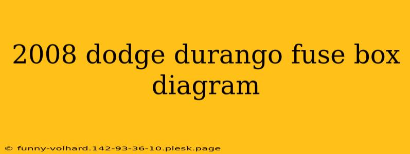 2008 dodge durango fuse box diagram