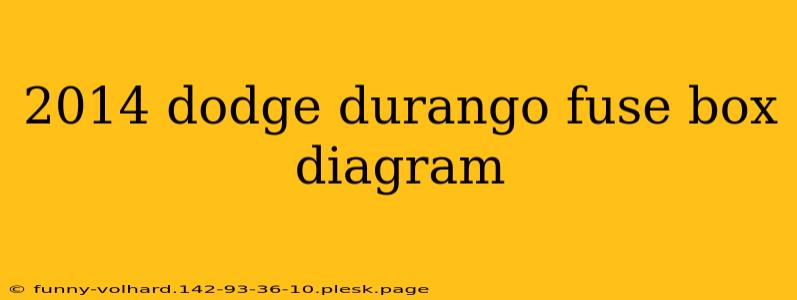 2014 dodge durango fuse box diagram