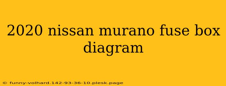 2020 nissan murano fuse box diagram