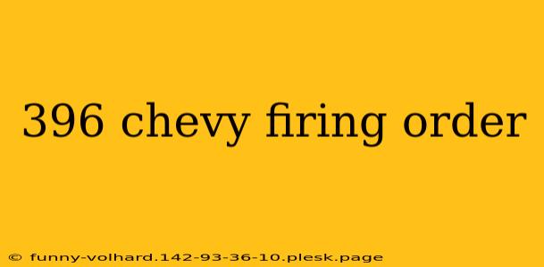 396 chevy firing order