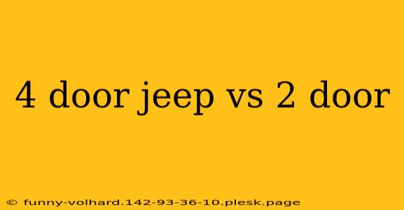 4 door jeep vs 2 door