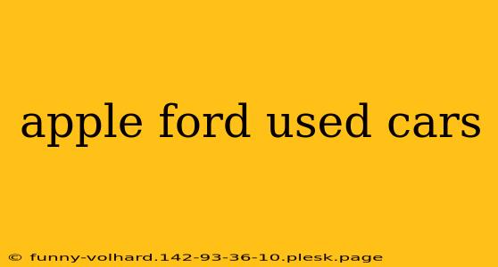 apple ford used cars