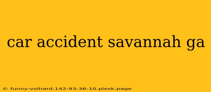 car accident savannah ga