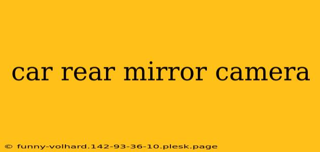 car rear mirror camera