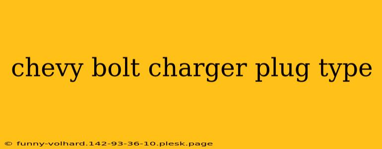 chevy bolt charger plug type