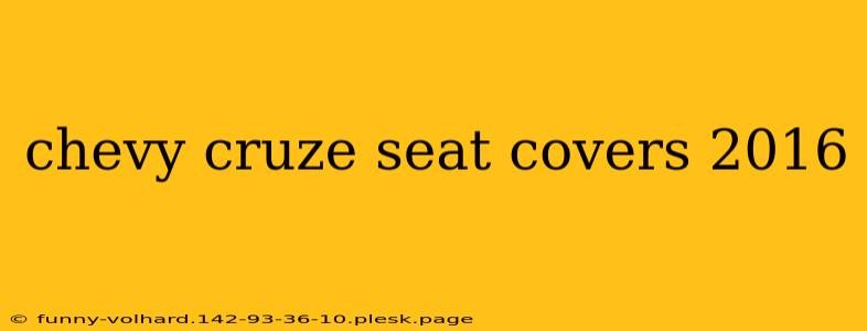 chevy cruze seat covers 2016