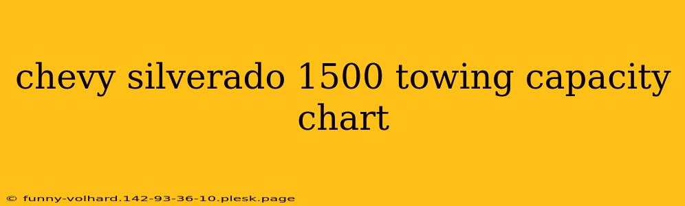 chevy silverado 1500 towing capacity chart