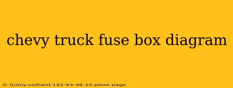 chevy truck fuse box diagram