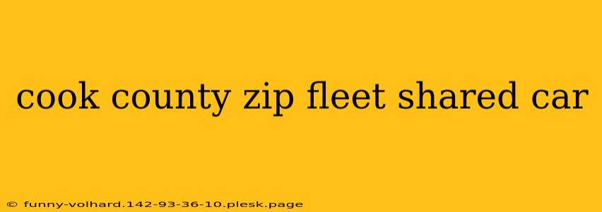 cook county zip fleet shared car