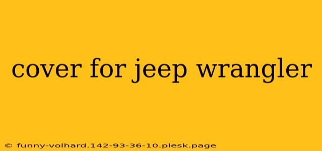 cover for jeep wrangler