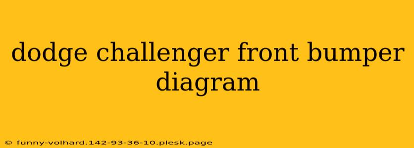 dodge challenger front bumper diagram