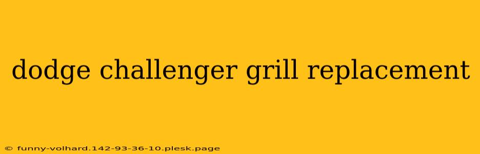 dodge challenger grill replacement