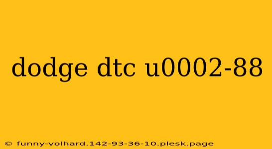 dodge dtc u0002-88