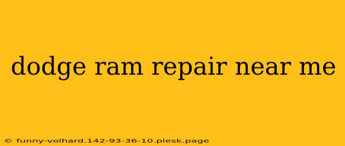 dodge ram repair near me