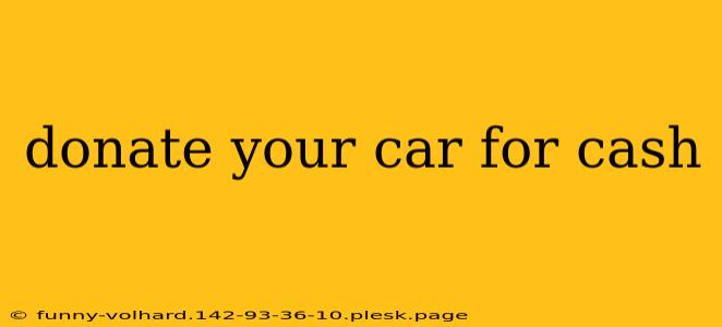 donate your car for cash