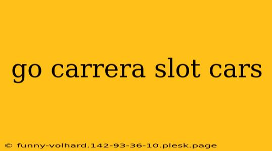 go carrera slot cars