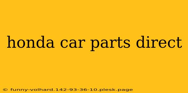 honda car parts direct