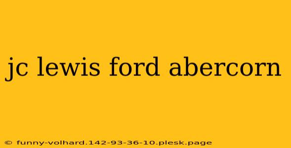 jc lewis ford abercorn