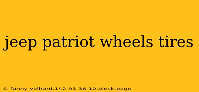 jeep patriot wheels tires