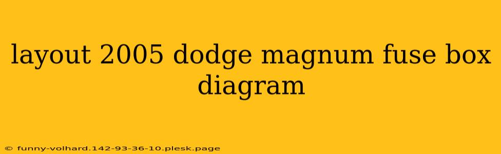 layout 2005 dodge magnum fuse box diagram