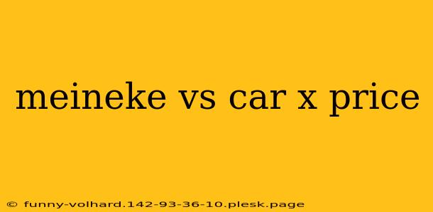 meineke vs car x price