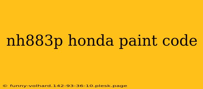 nh883p honda paint code