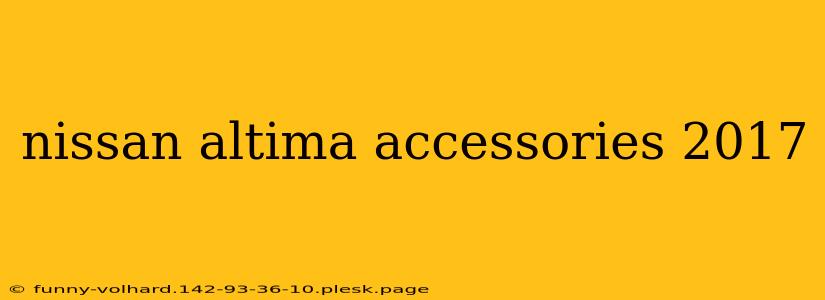 nissan altima accessories 2017