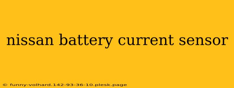 nissan battery current sensor