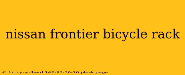 nissan frontier bicycle rack