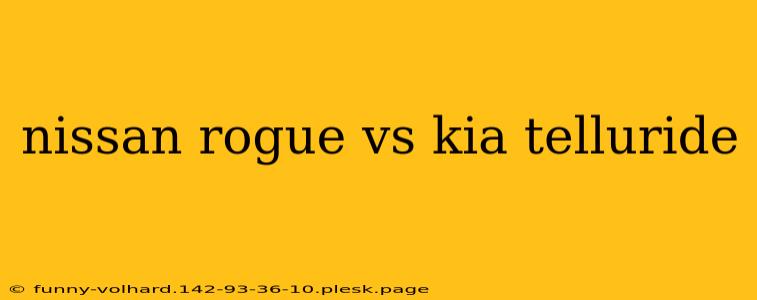 nissan rogue vs kia telluride