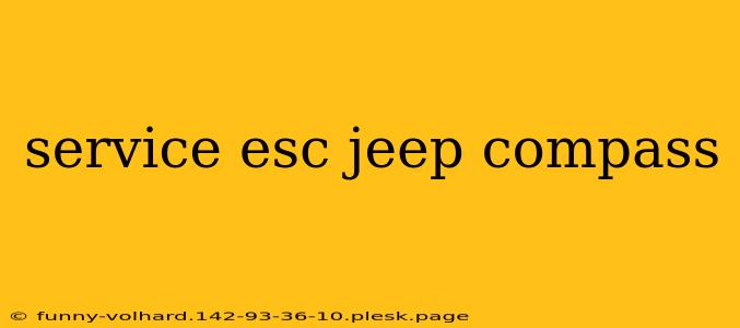 service esc jeep compass