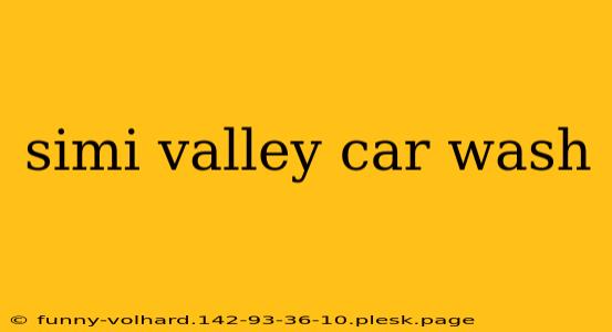 simi valley car wash