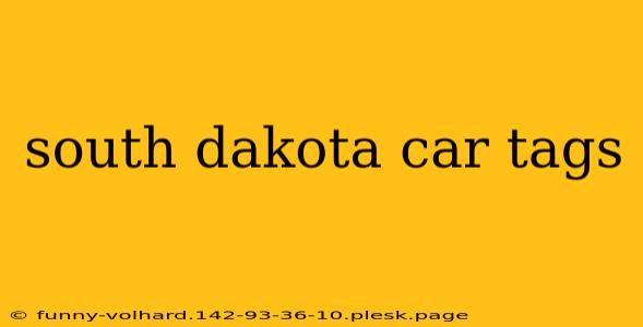 south dakota car tags