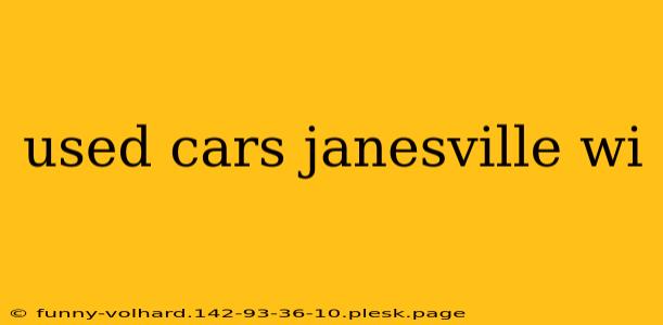 used cars janesville wi