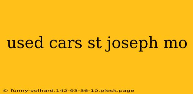 used cars st joseph mo